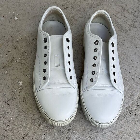 Lanvin leather low tops